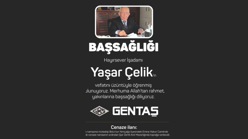 Yaşar Çelik İlan