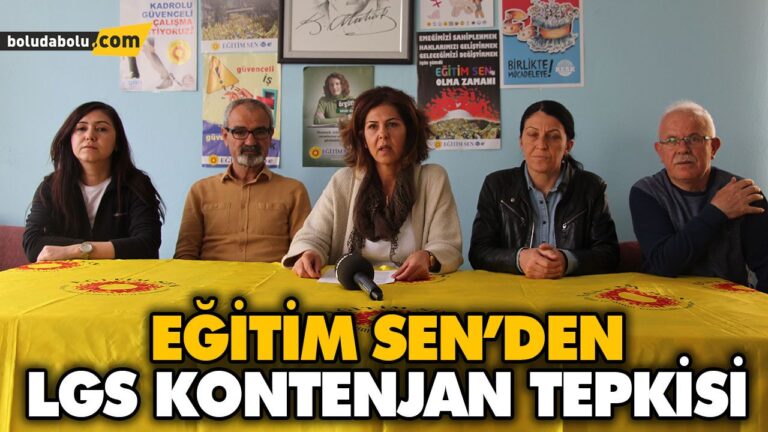 EĞİTİM SEN’DEN LGS KONTENJAN TEPKİSİ
