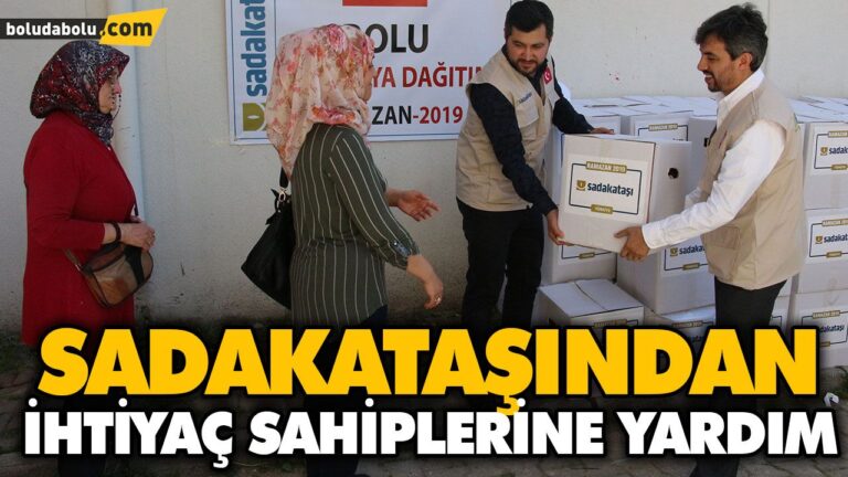 SADAKATAŞINDAN İHTİYAÇ SAHİPLERİNE YARDIM