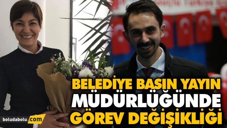 Basın Yayın Müdürlüğünde görev değişimi