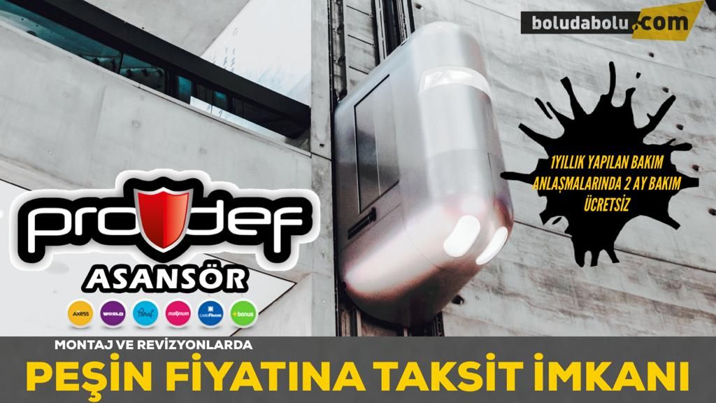 PRODEF ASANSÖR’DEN 1 YILLIK BAKIM ANLAŞMALARINDA 2 AY BAKIM ÜCRETSİZ… PRODEF ASANSÖR’DEN 1 YILLIK BAKIM ANLAŞMALARINDA 2 AY BAKIM ÜCRETSİZ…