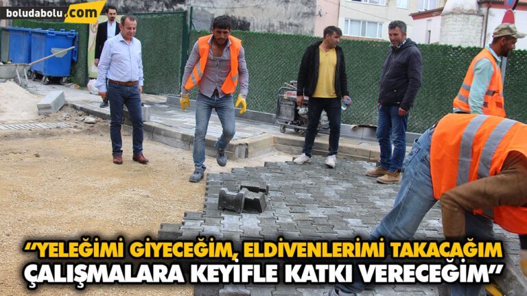 KİLİT PARKE TAŞI DÖŞEME YENİLEME ÇALIŞMALARI YAPILIYOR