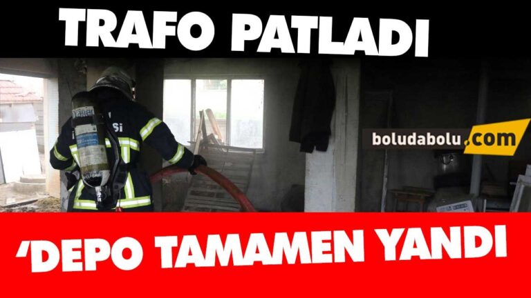 DEPO TAMAMEN YANDI- BOLU’DA…