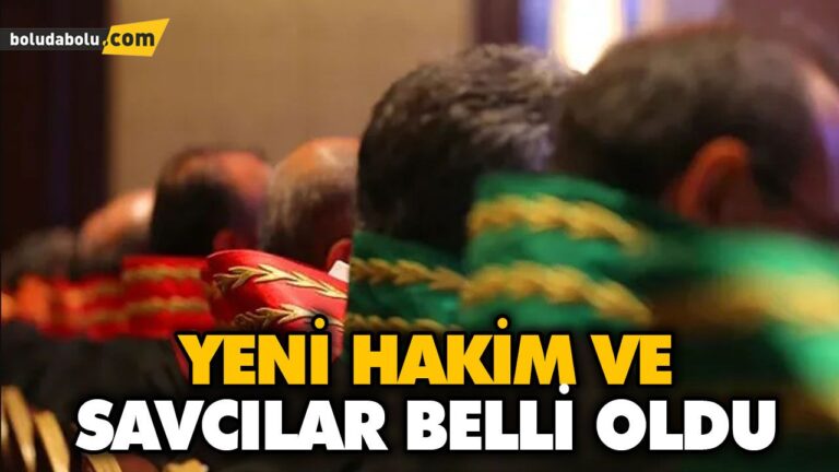 YENİ HAKİM VE SAVCILAR BELLİ OLDU