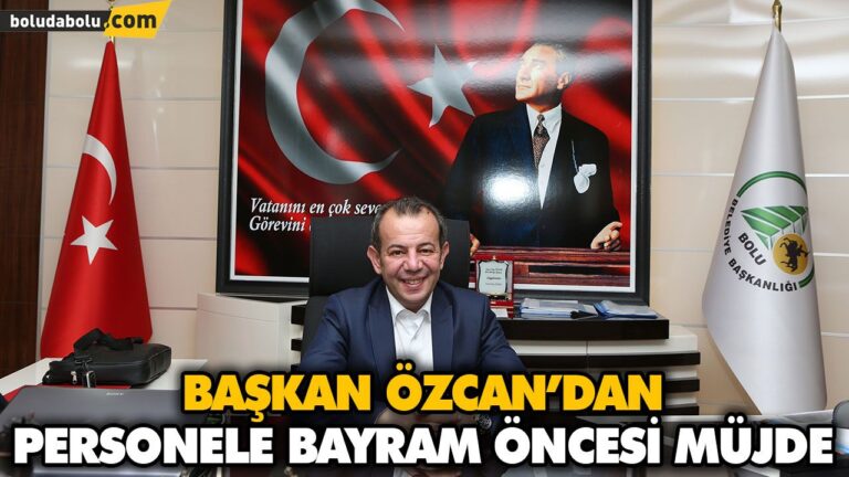 BAŞKAN ÖZCAN’DAN PERSONELE BAYRAM ÖNCESİ MÜJDE