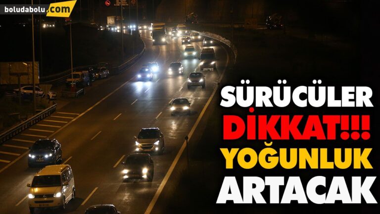 BOLU DAĞINDA BAYRAM YOĞUNLUĞU