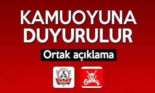 Taraftarlardan ortak açıklama – BOLU