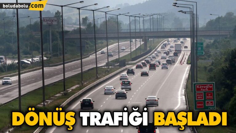 DÖNÜŞ TRAFİĞİ BAŞLADI