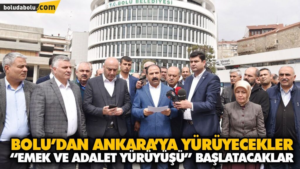 BOLU’DAN ANKARA’YA YÜRÜYECEKLER BOLU’DAN ANKARA’YA YÜRÜYECEKLER
