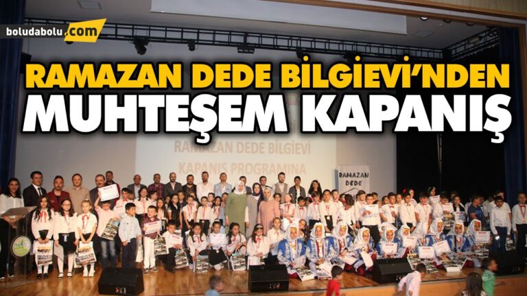 Bilgievi Yılsonu Kapanış Programı yapıldı