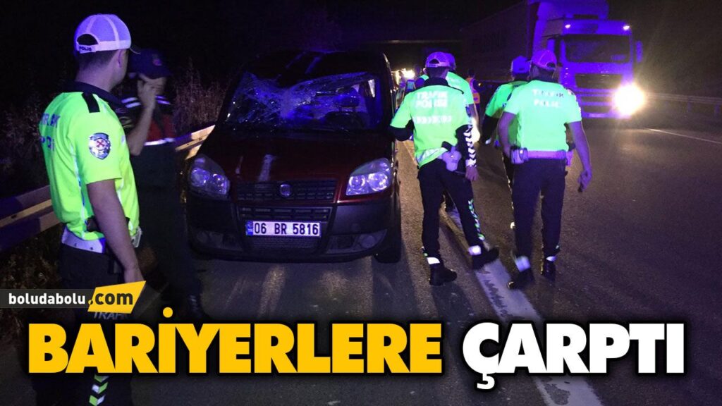 ANADOLU OTOYOLU’NDA TRAFİK KAZASI: 5 YARALI ANADOLU OTOYOLU’NDA TRAFİK KAZASI: 5 YARALI