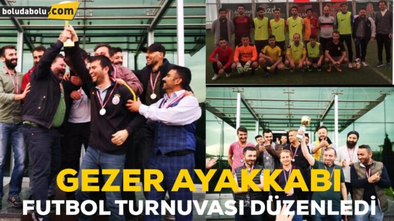 Gezer Ayakkabı Bolu fabrikası geleneksel futbol turnuvasını gerçekleştirdi.