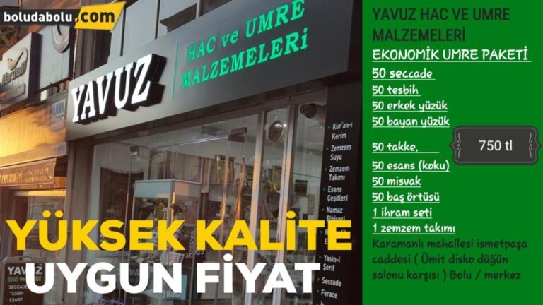 Yavuz Hac ve Umre Malzemeleri