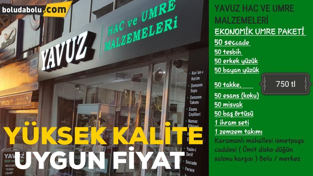 Yavuz Hac ve Umre Malzemeleri Yavuz Hac ve Umre Malzemeleri