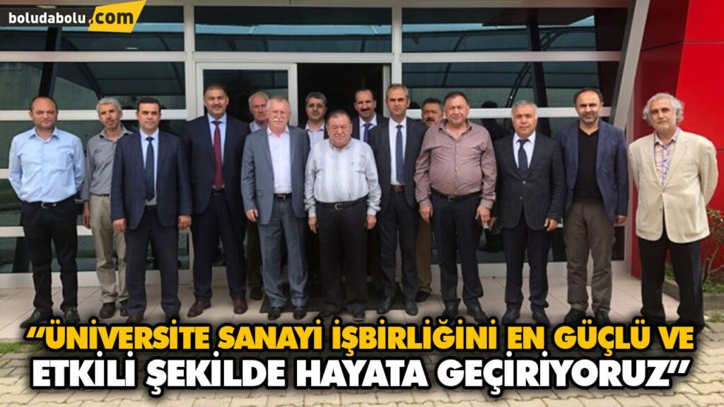 “ÜNİVERSİTE SANAYİ İŞBİRLİĞİNİ EN GÜÇLÜ VE ETKİLİ ŞEKİLDE HAYATA GEÇİRİYORUZ.” “ÜNİVERSİTE SANAYİ İŞBİRLİĞİNİ EN GÜÇLÜ VE ETKİLİ ŞEKİLDE HAYATA GEÇİRİYORUZ.”