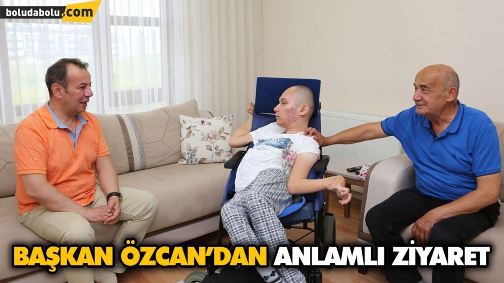 BAŞKAN ÖZCAN’DAN ANLAMLI ZİYARET BAŞKAN ÖZCAN’DAN ANLAMLI ZİYARET