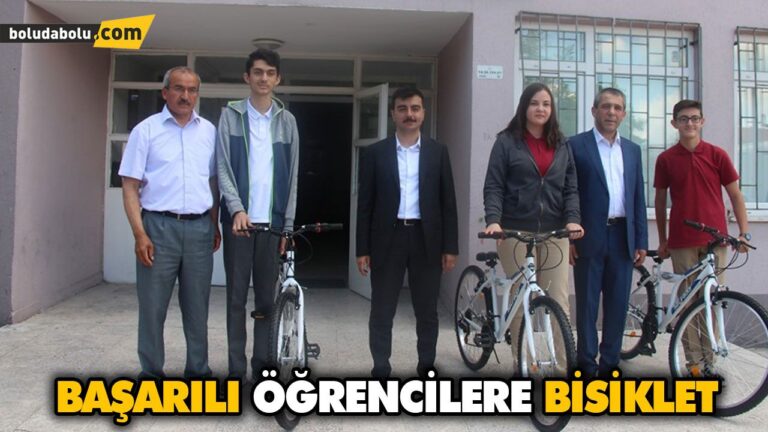 BAŞARILI ÖĞRENCİLERE BİSİKLET  SEBEN BELEDİYESİ’NDEN KARNE HEDİYESİ