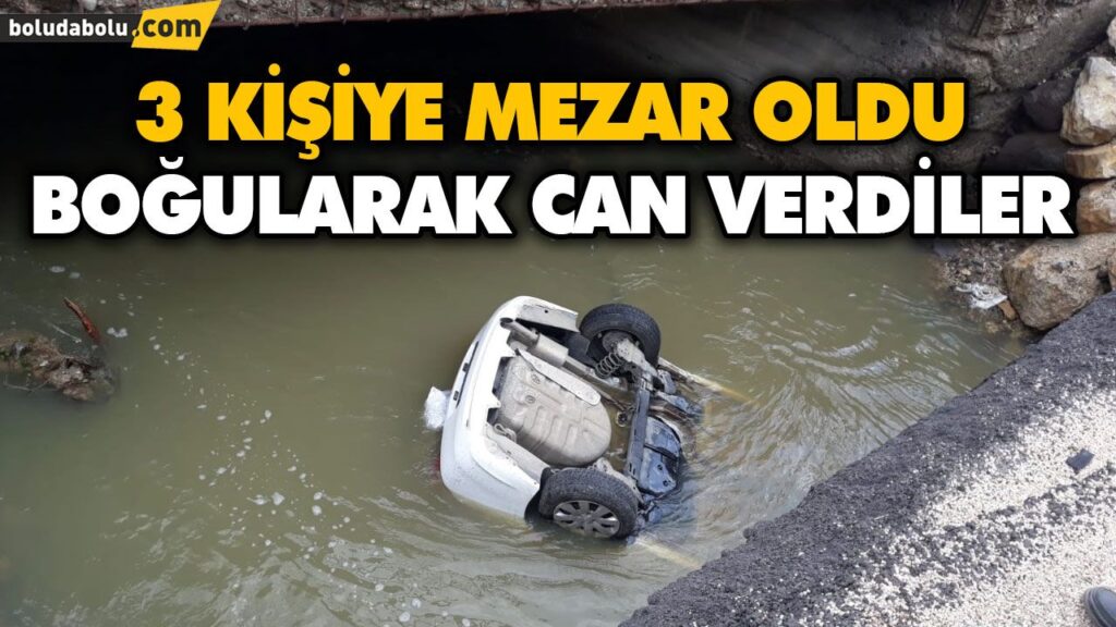 OTOMOBİL DEREYE DÜŞTÜ: 3 ÖLÜ OTOMOBİL DEREYE DÜŞTÜ: 3 ÖLÜ