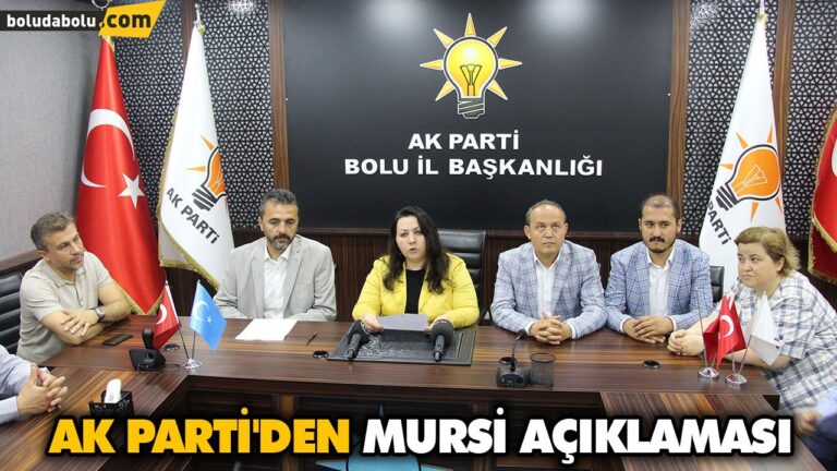 AK PARTİ’DEN MURSİ AÇIKLAMASI