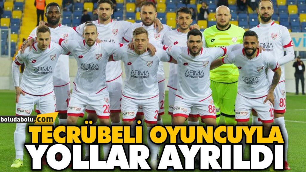 TECRÜBELİ OYUNCUYLA YOLLAR AYRILDI TECRÜBELİ OYUNCUYLA YOLLAR AYRILDI