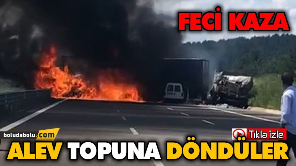 OTOYOLDA ZİNCİRLEME TRAFİK KAZASI