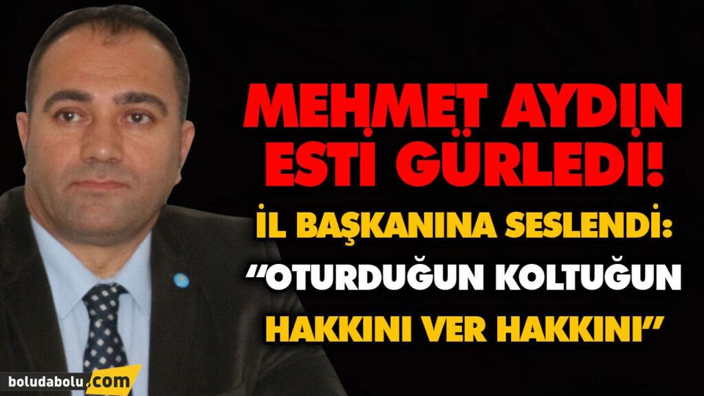 MEHMET AYDIN, ESTİ GÜRLEDİ! MEHMET AYDIN, ESTİ GÜRLEDİ!