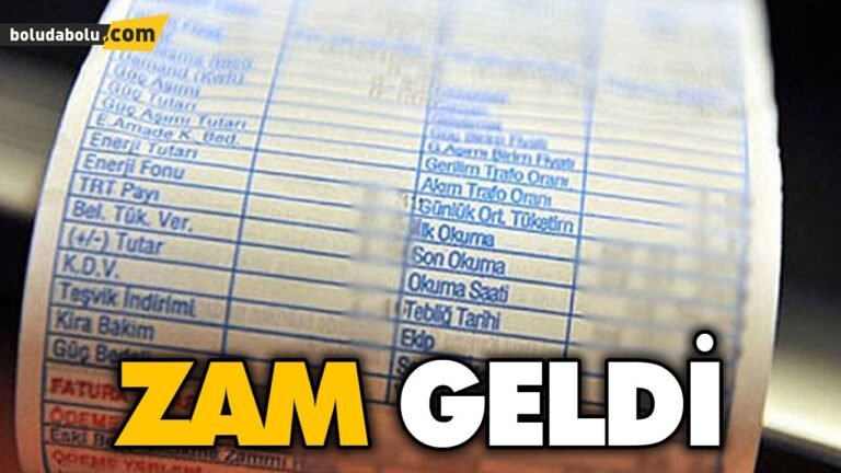 ELEKTRİK FİYATLARINA YÜZDE 14,98 ZAM GELDİ