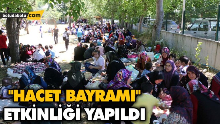 “HACET BAYRAMI” ETKİNLİĞİ YAPILDI