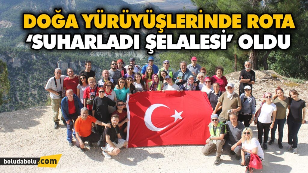 DOĞA YÜRÜYÜŞLERİNDE ROTA ‘SUHARLADI ŞELALESİ’ OLDU DOĞA YÜRÜYÜŞLERİNDE ROTA ‘SUHARLADI ŞELALESİ’ OLDU