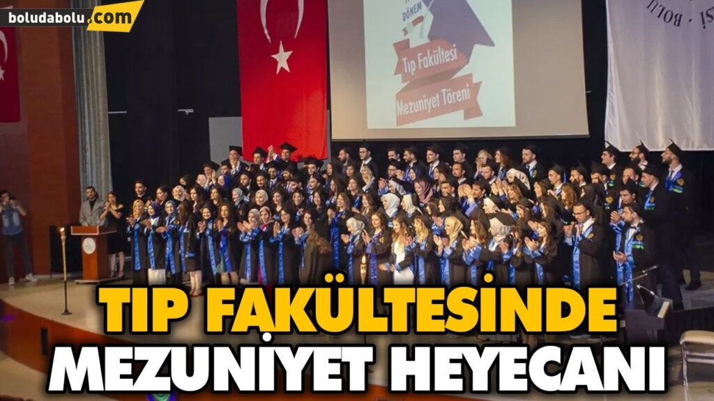 TIP FAKÜLTESİNDE MEZUNİYET HEYECANI TIP FAKÜLTESİNDE MEZUNİYET HEYECANI