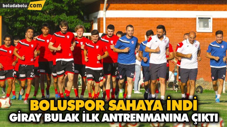 BOLUSPOR SAHAYA İNDİ