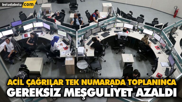 ACİL ÇAĞRILAR TEK NUMARADA TOPLANINCA GEREKSİZ MEŞGULİYET AZALDI