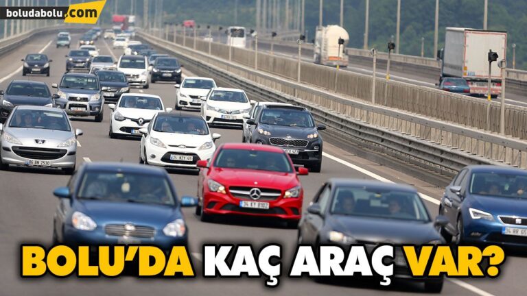 BOLU’DA KAÇ ARAÇ VAR?