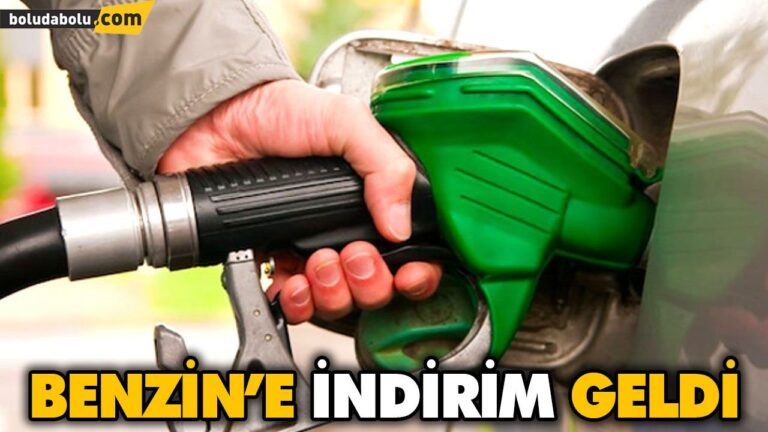 BENZİN’E İNDİRİM GELDİ