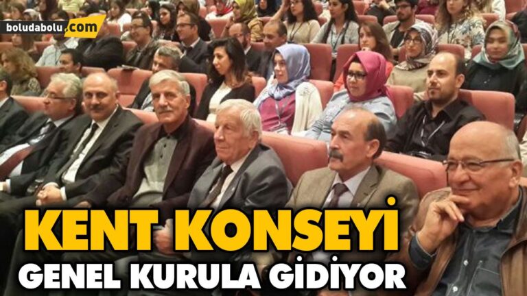 KENT KONSEYİ GENEL KURULA GİDİYOR