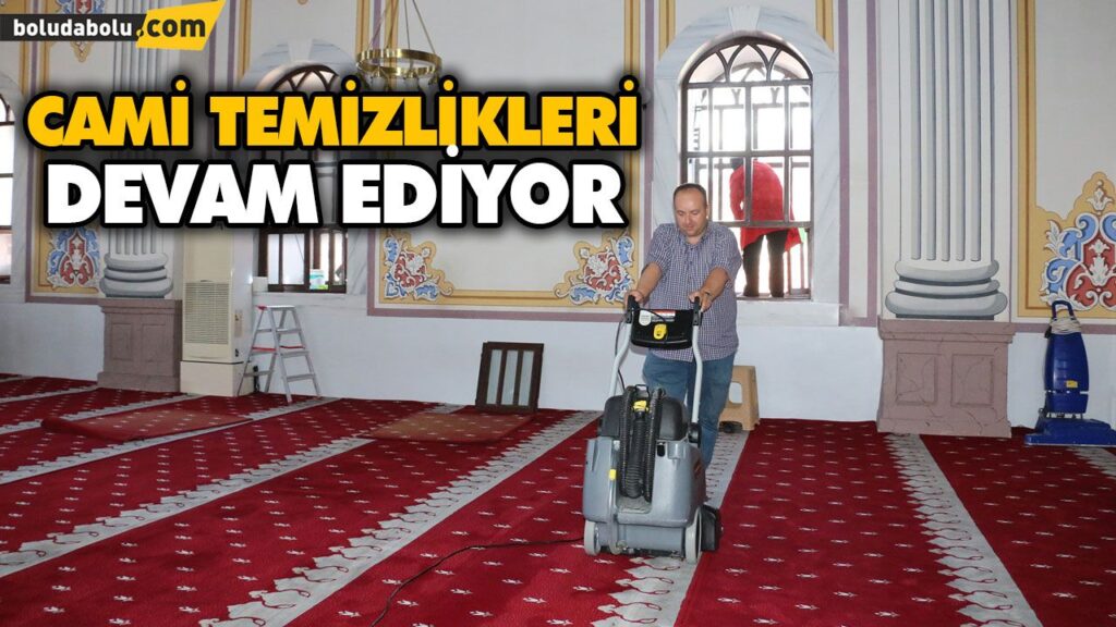 CAMİ TEMİZLİKLERİ DEVAM EDİYOR CAMİ TEMİZLİKLERİ DEVAM EDİYOR