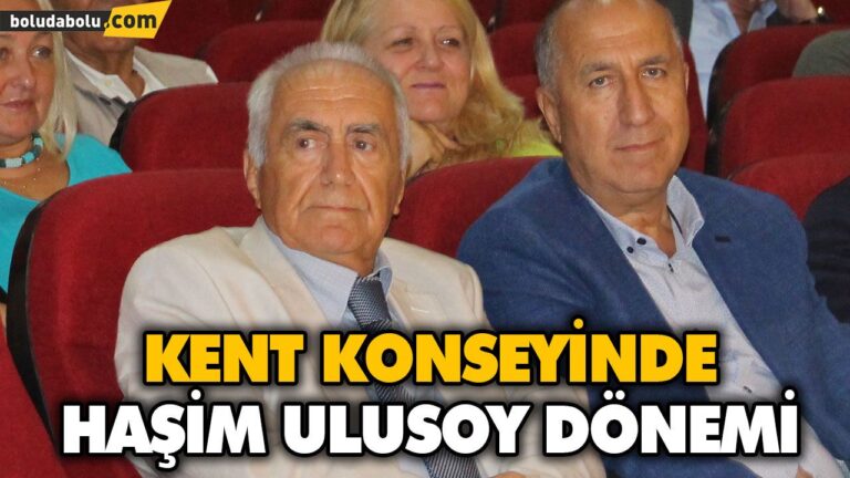 KENT KONSEYİNDE HAŞİM ULUSOY DÖNEMİ