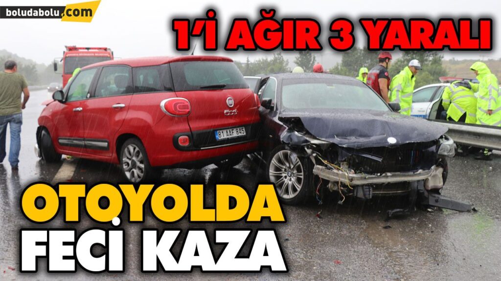 OTOYOLDA FECİ KAZA