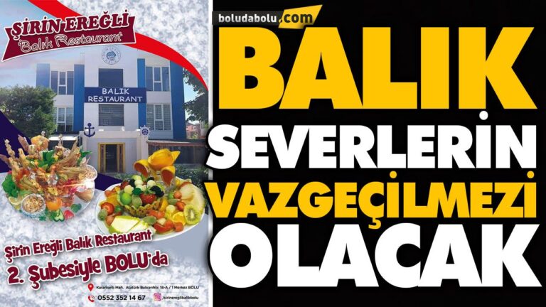 BALIK SEVERLERİN VAZGEÇİLMEZİ OLACAK