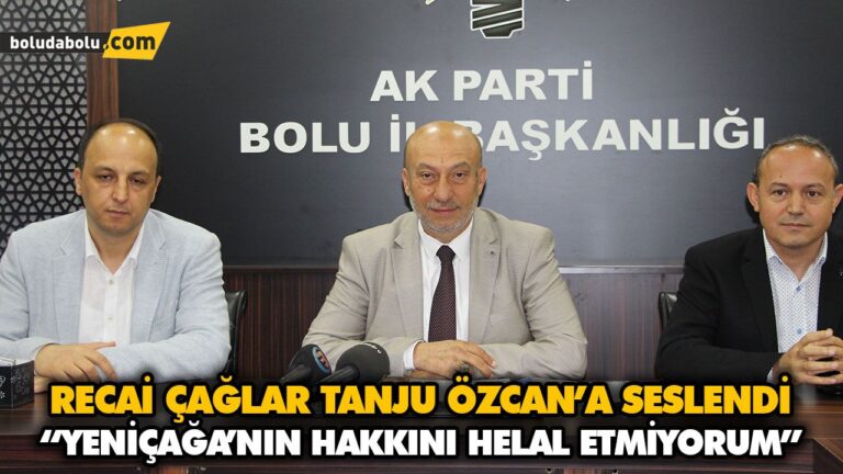 RECAİ ÇAĞLAR TANJU ÖZCAN’A SESLENDİ