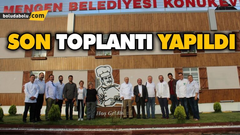 SON TOPLANTI YAPILDI
