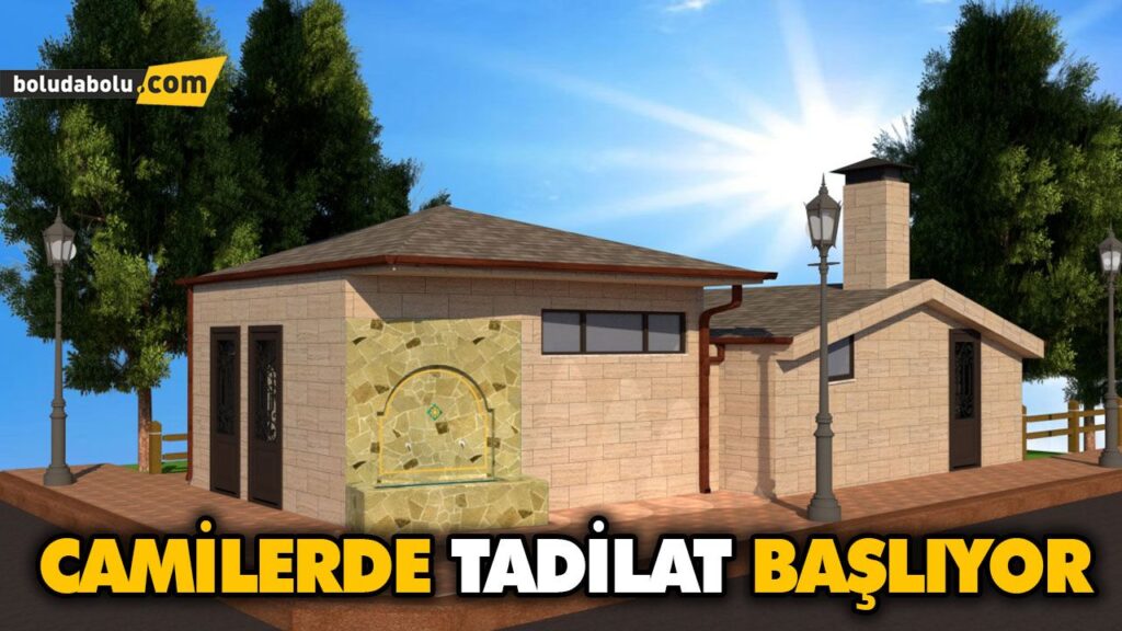 CAMİLERDE TADİLAT BAŞLIYOR CAMİLERDE TADİLAT BAŞLIYOR