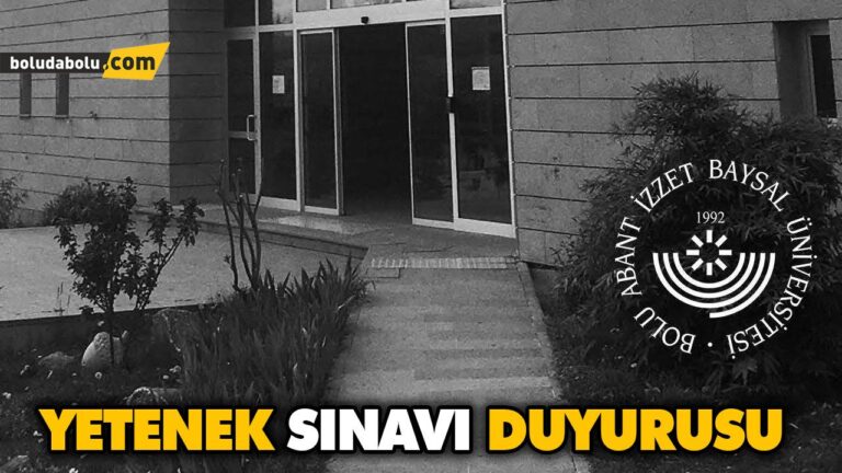 BABİÜ GSF’den yetenek sınavı duyurusu