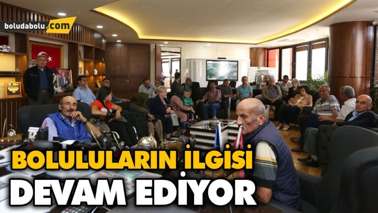HALK GÜNÜNE BOLULULARIN İLGİSİ DEVAM EDİYOR