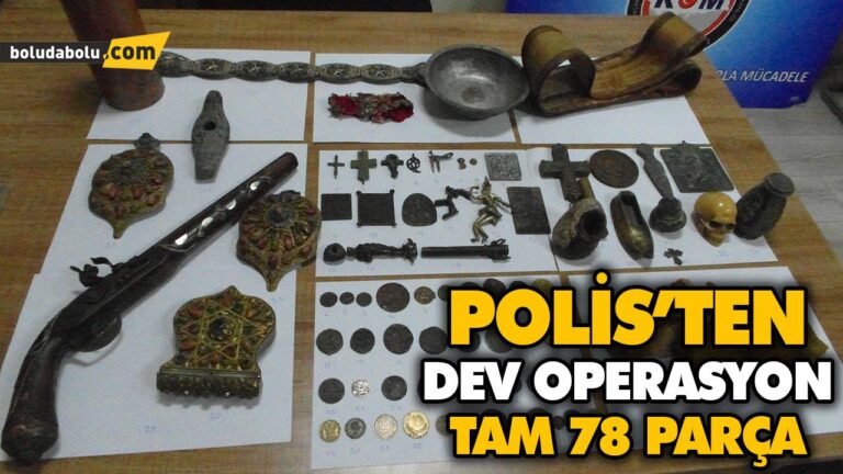 BOLU POLİSİNDEN DEV OPERASYON