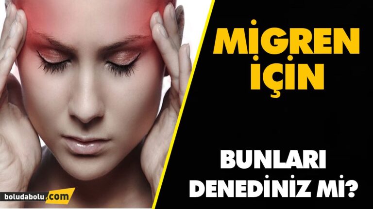 MİGREN KABUSUNA DİKKAT!