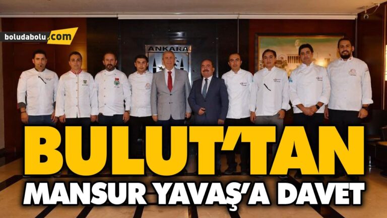 BULUT’TAN MANSUR YAVAŞ’A DAVET