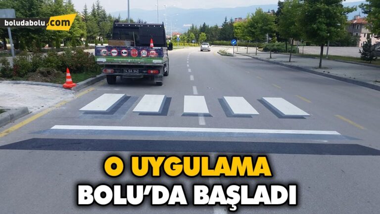 3D YAYA GEÇİDİ UYGULAMASI BAŞLADI