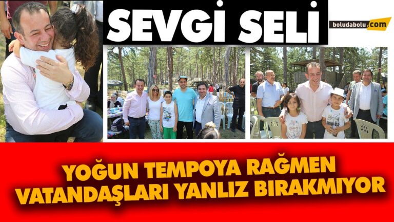 BAŞKAN ÖZCAN’A SEVGİ SELİ