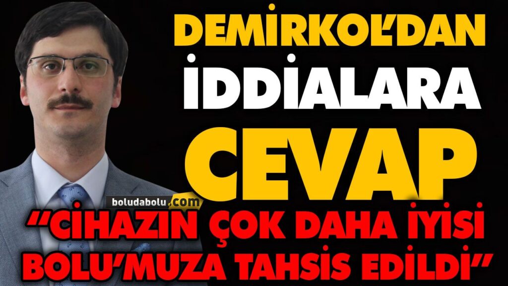 DEMİRKOL’DAN İDDİALARA CEVAP DEMİRKOL’DAN İDDİALARA CEVAP
